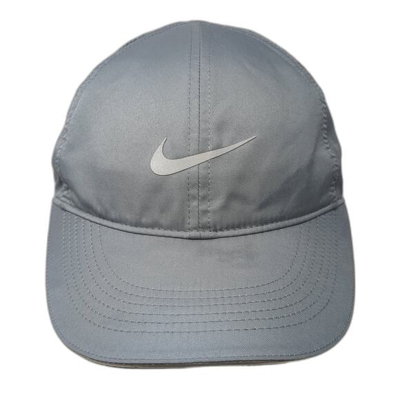 Nike Other - Nike Dri-Fit Slideback Baseball Cap Gray One Size Adjustable Featherlight